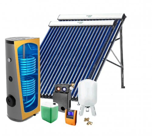 WEBER Zestaw Solarny 2X FX20 VACUM ze zbiornikiem 300 L. + extra gratis