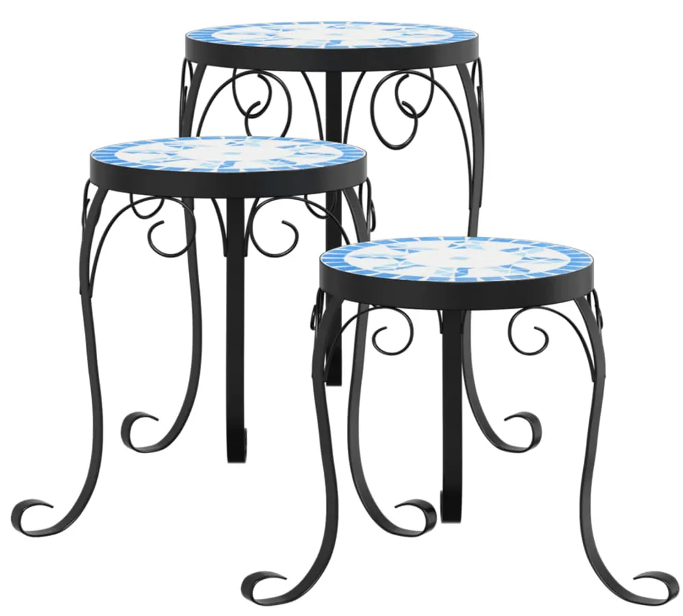 Zestaw niebieskich kwietników ogrodowych G1-G98