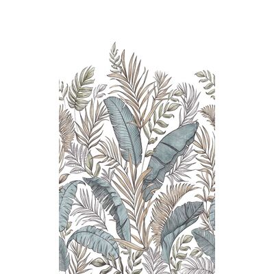 Mural druk cyfrowy winylowy na flizelinie roślinny palmy