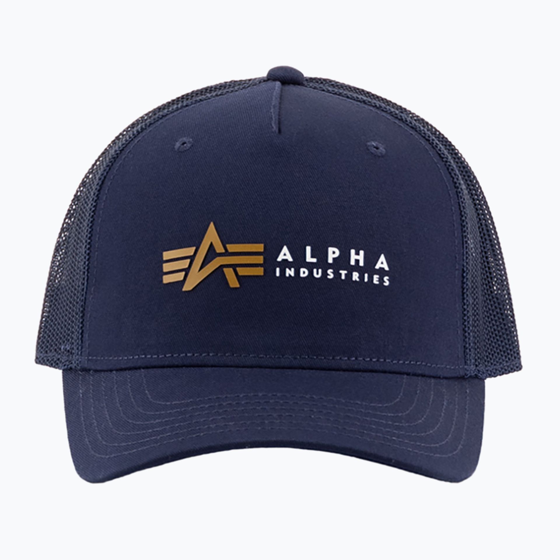 Czapka z daszkiem męska Alpha Industries Label Trucker rep.blue WYSYŁKA W 24H 30 DNI NA ZWROT