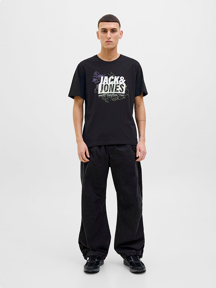 Jack & Jones Koszulka w kolorze czarnym