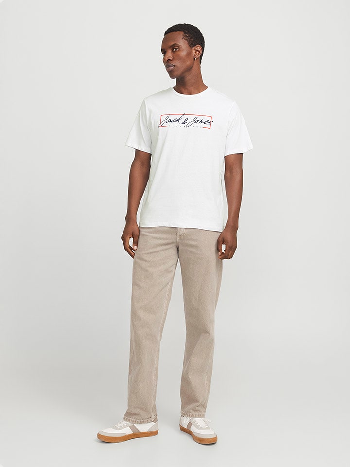 Jack & Jones Koszulka w kolorze białym