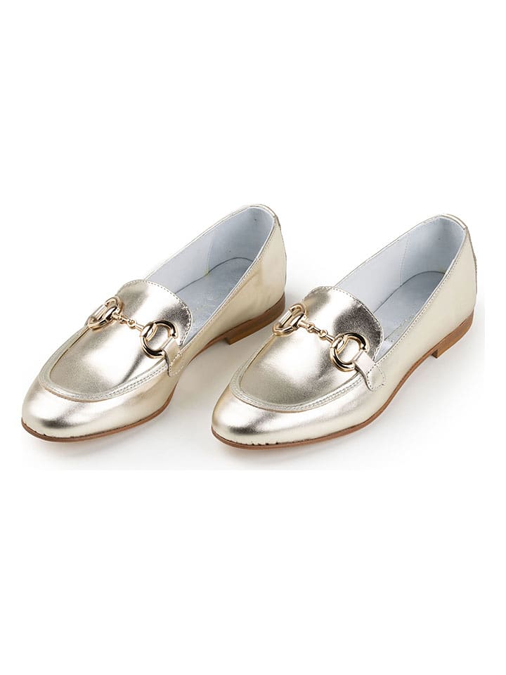 Anna Morellini Skórzane mokasyny 