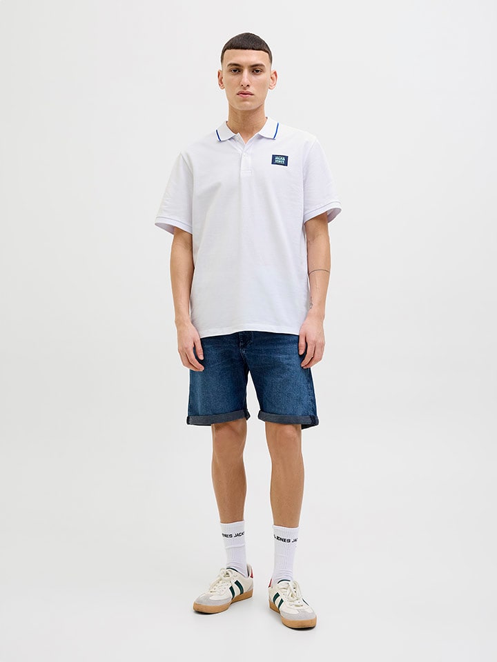 Jack & Jones Koszulka polo w kolorze białym