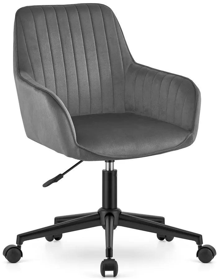 Elior Fotel welurowy obrotowy beżowy G9-P98