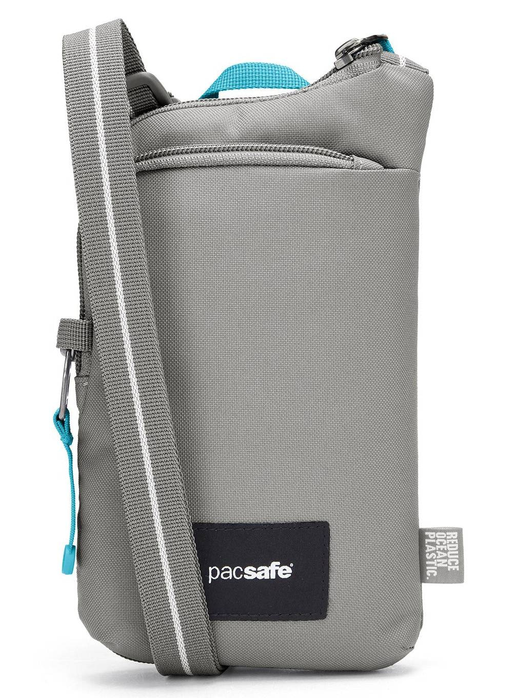 Saszetka antykradzieżowa na dokumenty Pacsafe Go Tech Crossbody - stone