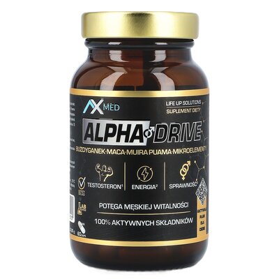 Kompleks witamin i minerałów AXMED Alpha Drive (60 kapsułek)