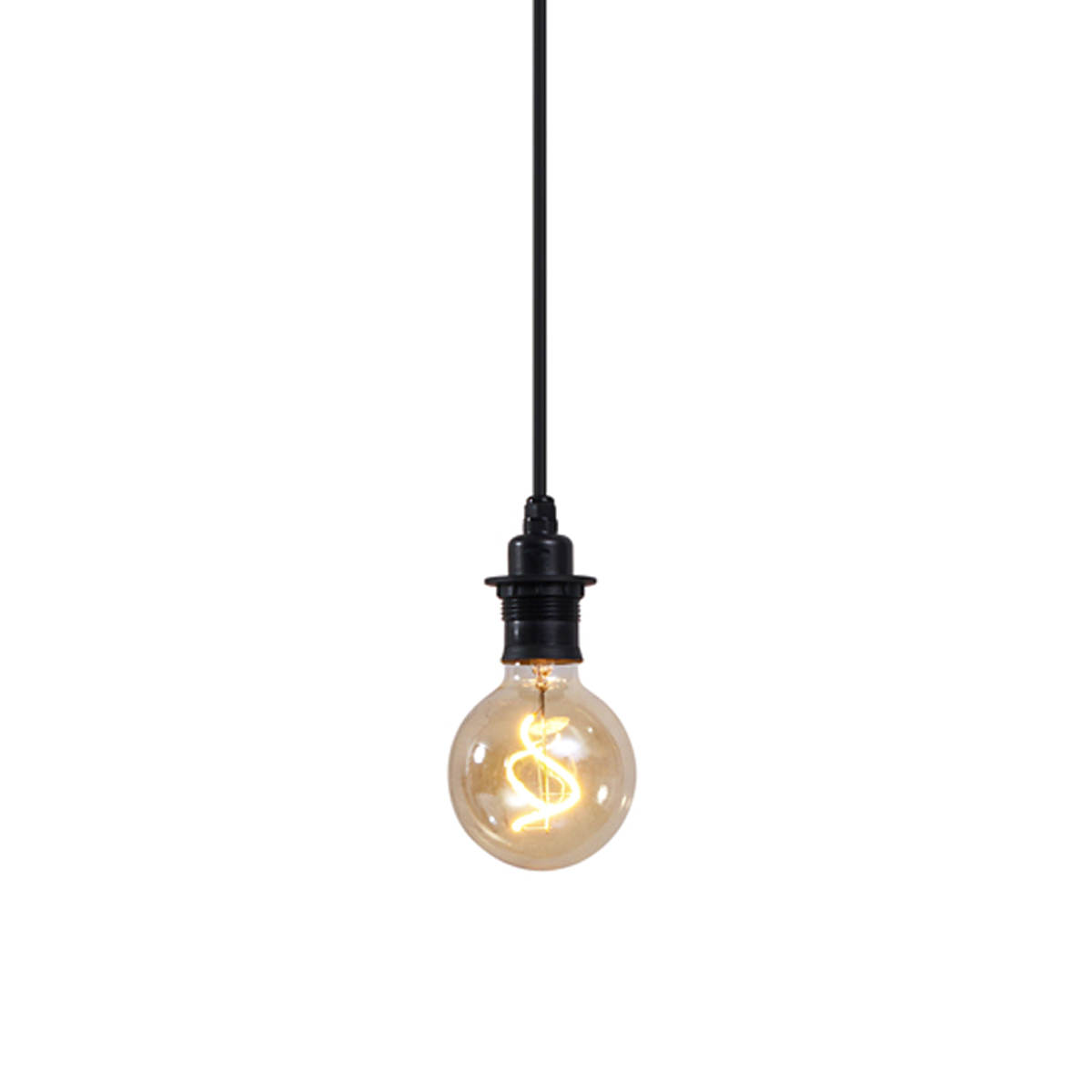 QAZQA Ogrodowa lampa wisząca czarna IP44 - Cava