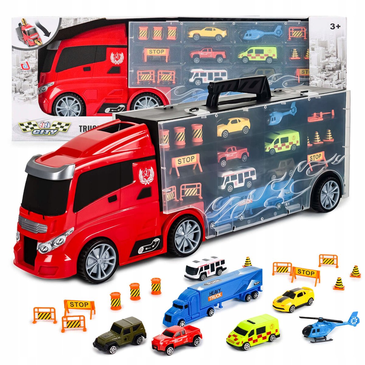 Transporter Ciężarówka z resorakami 666-06H