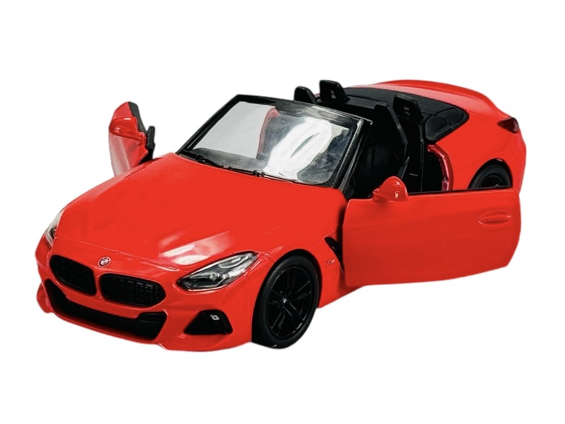 KINSMART BMW Z4 BEZ DACHU CZERWONY 1:34 BEZ PUDEŁKA KT5419