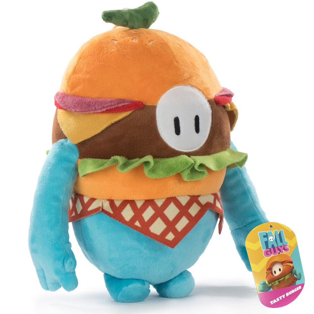 Fall Guys Pluszowy Tasty Burger 26 cm Maskotka Z Gry Oryginalny Pluszak