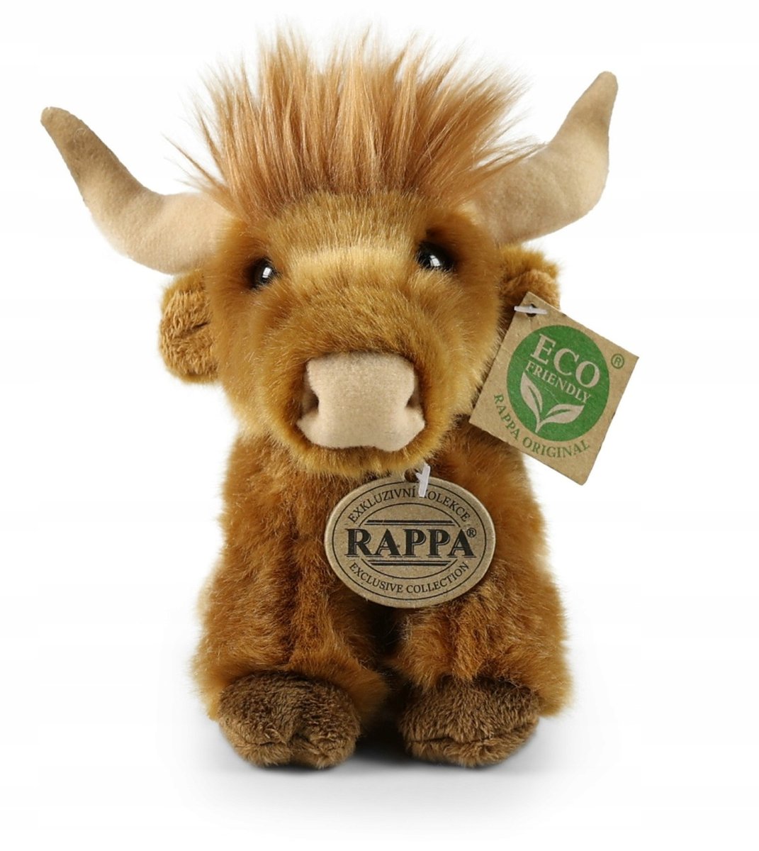 Maskotka Bydło Górskie Krówka Szkocka Rasa Wyżynna Krowa - 16cm