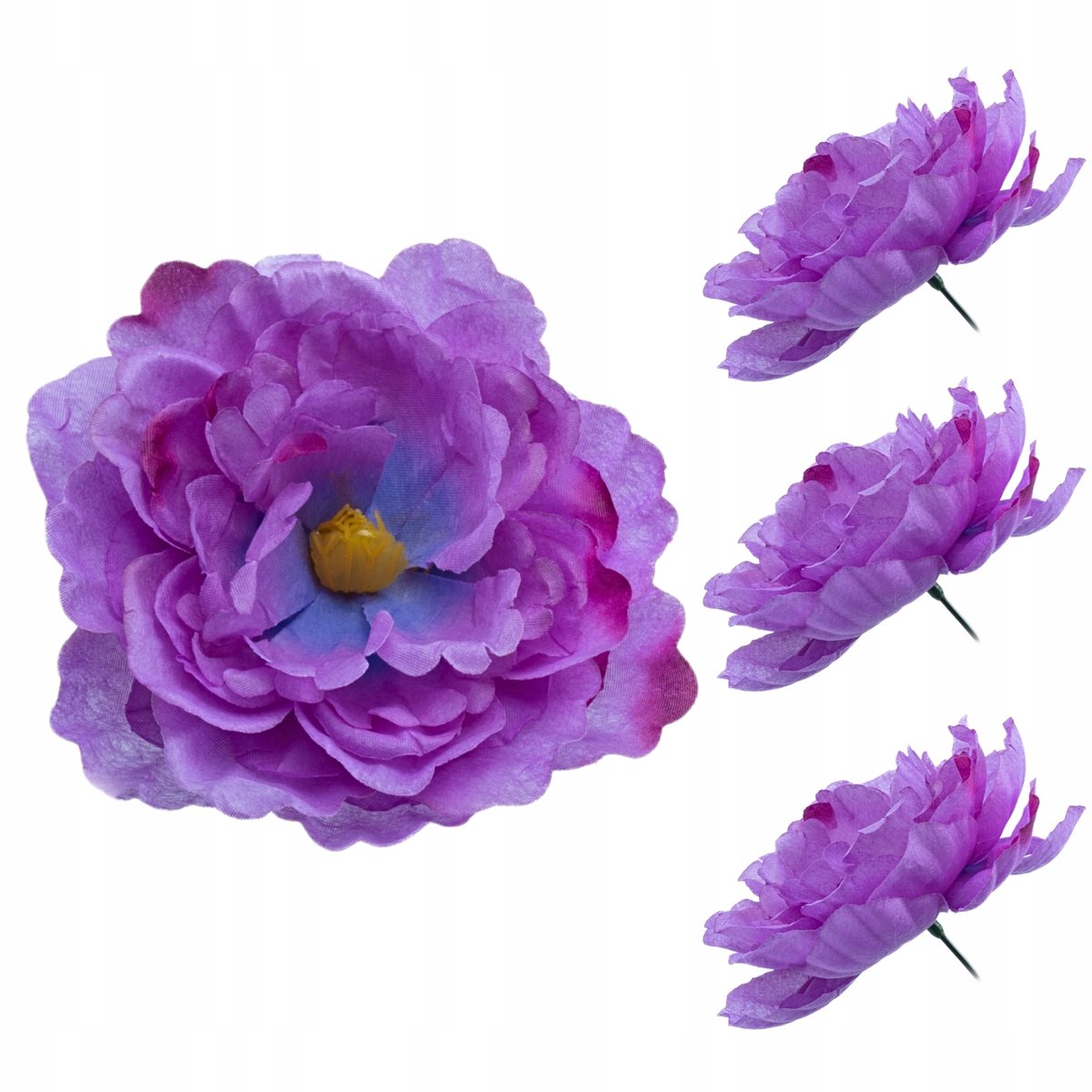 Piwonia Główka Wyrobowa Kwiat Sztuczny 12 szt Peonia Główka Kwiatowa 11 cm