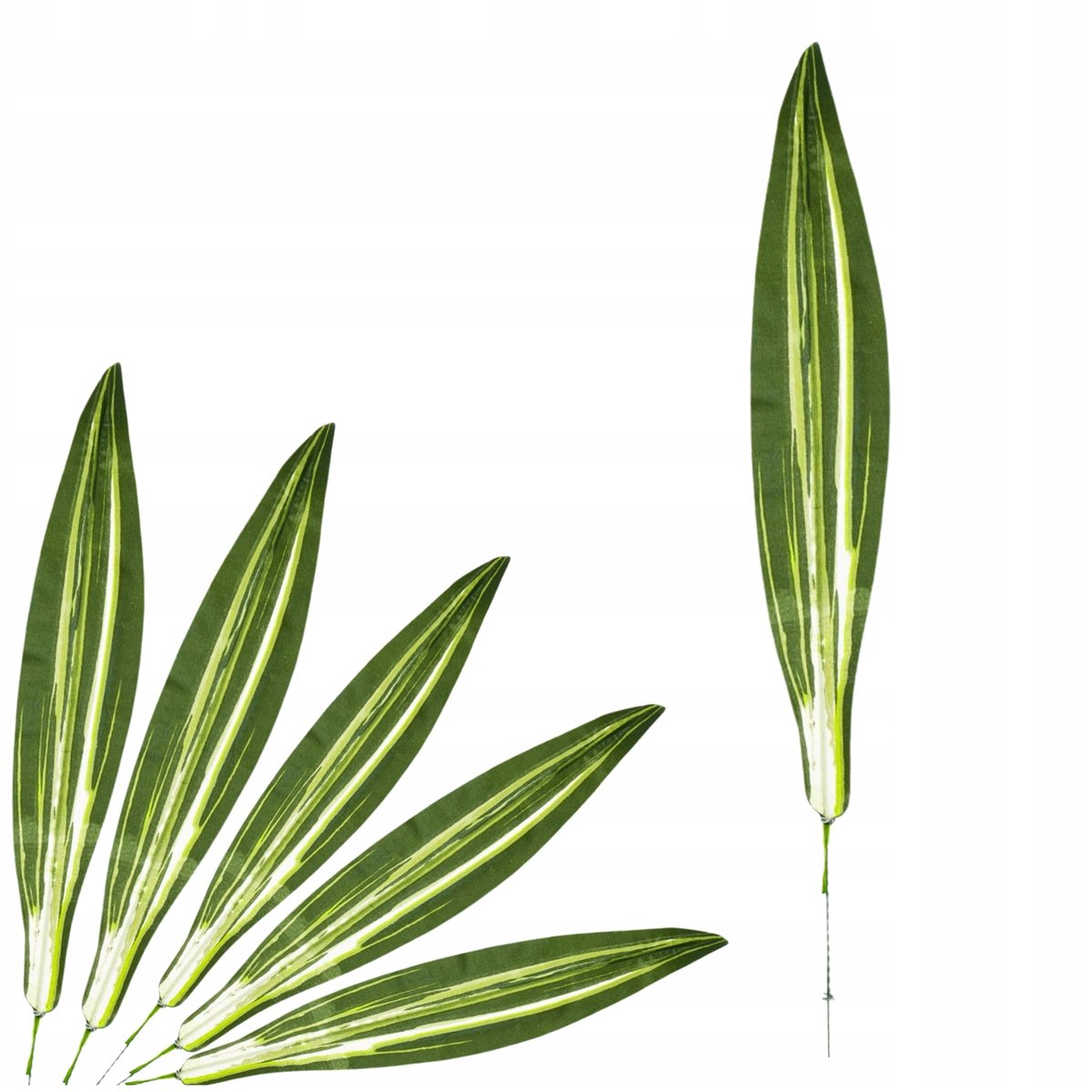 Dracena Liść sztuczny Liście dekoracyjne Wąski Długi Liść do bukietu 12 szt