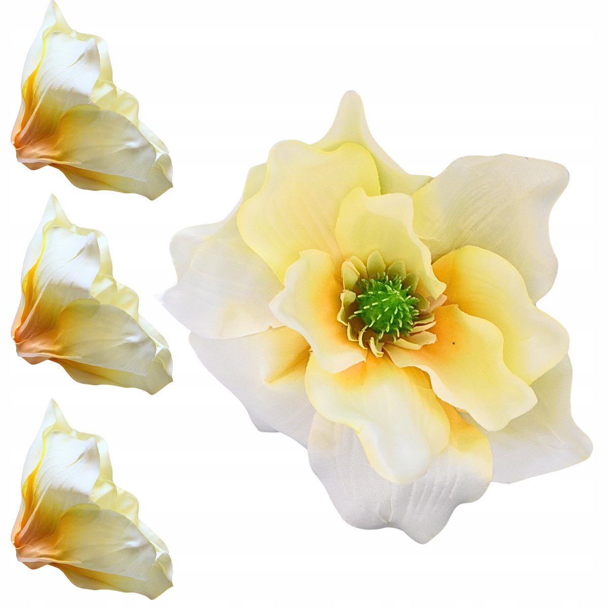 MAGNOLIE Główki kwiatowe do bukietu Magnolie wyrobowe do bukietu 12szt.