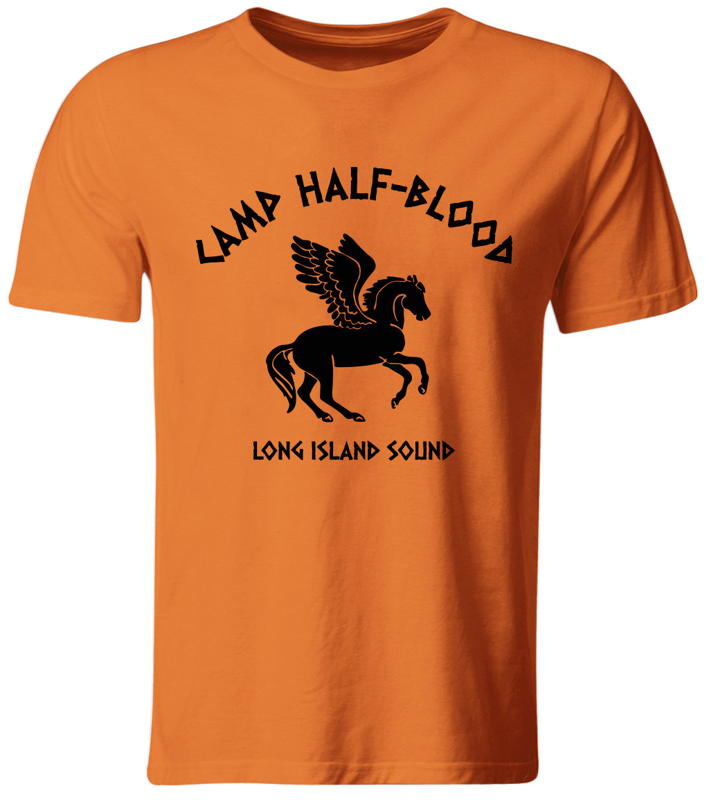 Koszulka z Nadrukiem Camp Half Blood. Prezent dla Fana, roz. L