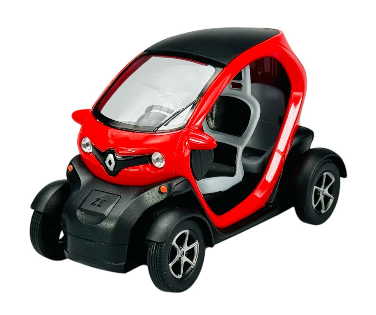 KINSMART RENAULT TWIZY CZERWONY 1:18 BEZ PUDEŁKA KT5111