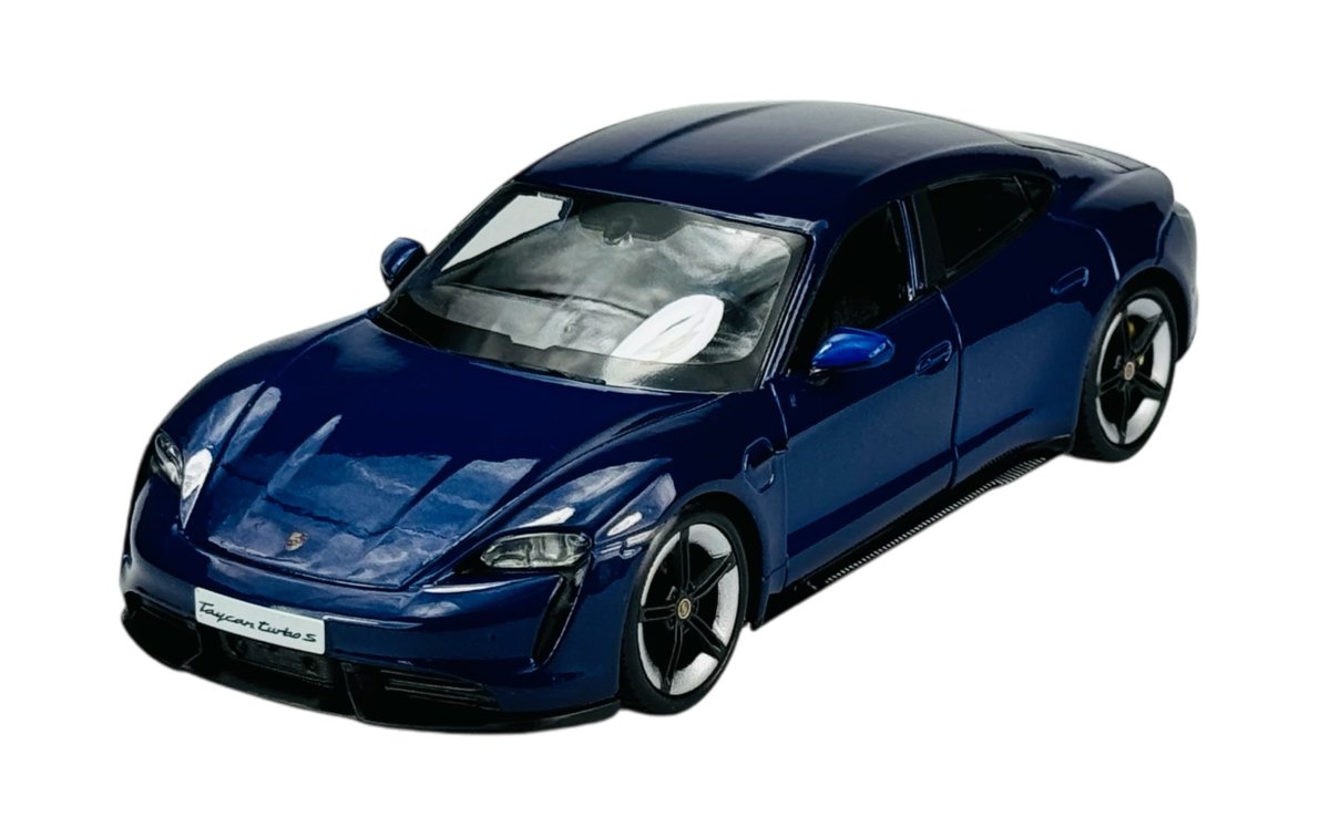 BBURAGO PORSCHE TAYCAN TURBO S NIEBIESKI 1:24 21098