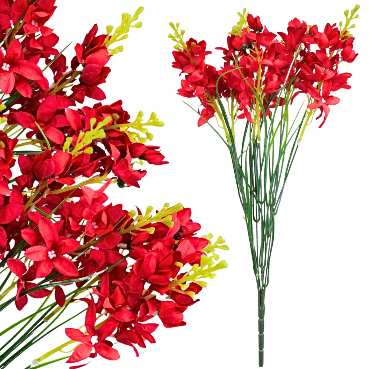 WIOSENNY BUKIET SZTUCZNYCH KWIATÓW POLNYCH OZDOBA FLORYSTYCZNA KWIATY 55CM