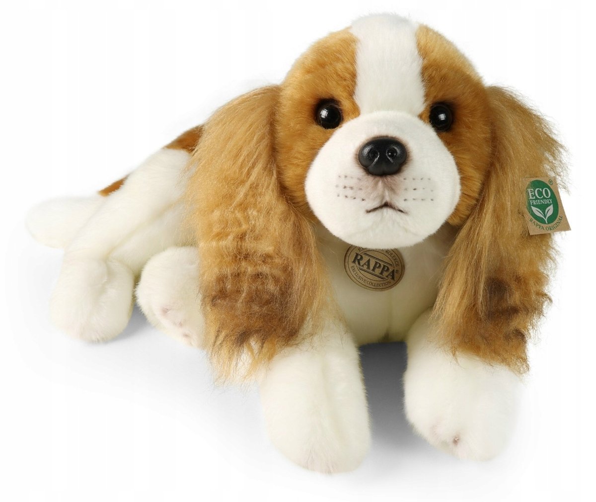 Maskotka Piesek King Charles Leżący - 40cm