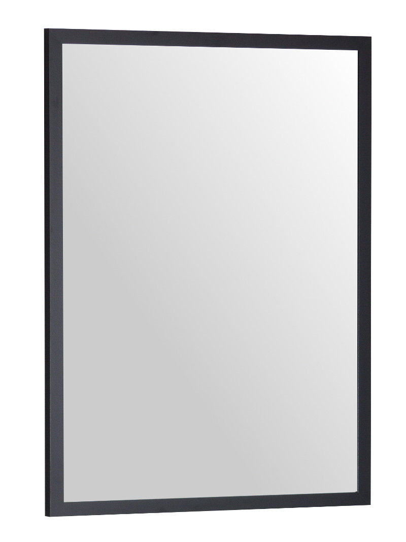 Lustro Profilmat w ramie WĄSKIEJ CZARNEJ 135X75cm PREMIUM