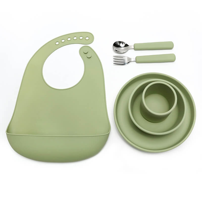 Zestaw Naczyń Silikonowych [Kolor Zielony]