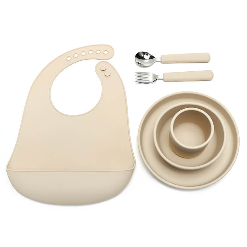 Zestaw Naczyń Silikonowych [Kolor Beżowy]