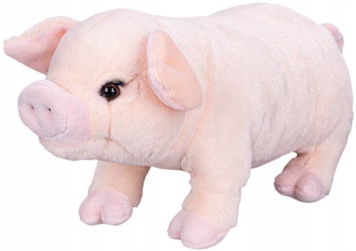 Maskotka Świnka Stojąca - 25cm