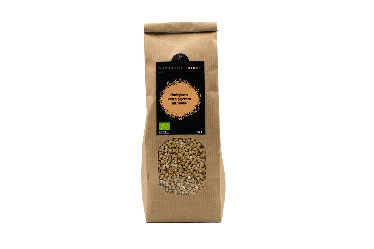 BIONEST ekologiczna kasza gryczana BIO niepalona 400g