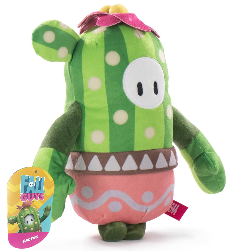 Fall Guys Pluszowy Kaktus 28 cm Maskotka Z Gry Oryginalny Pluszak