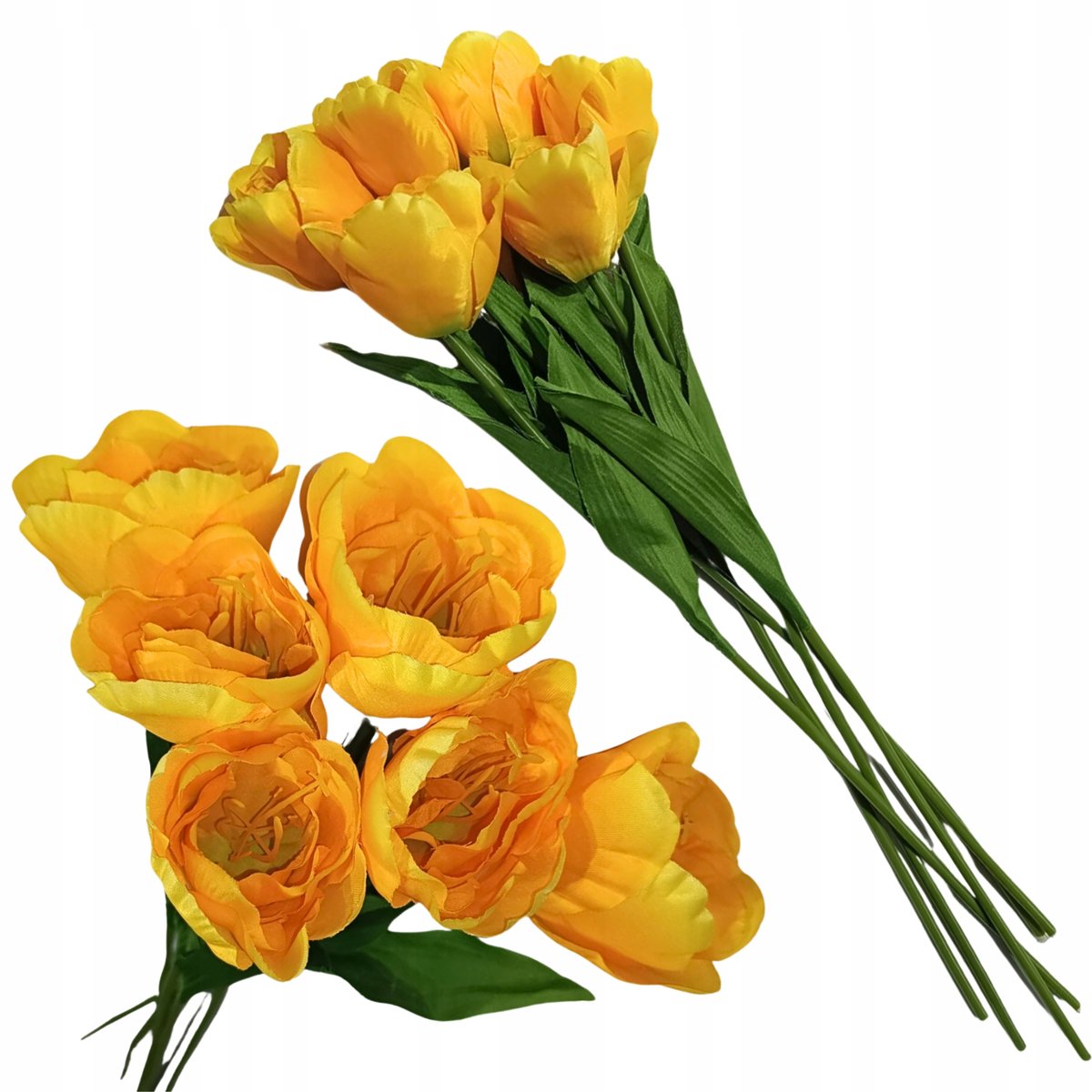 SZTUCZNY TULIPAN 56cm Bukiet tulipanów Długi Piękny tulipan jak żywy 6sztuk