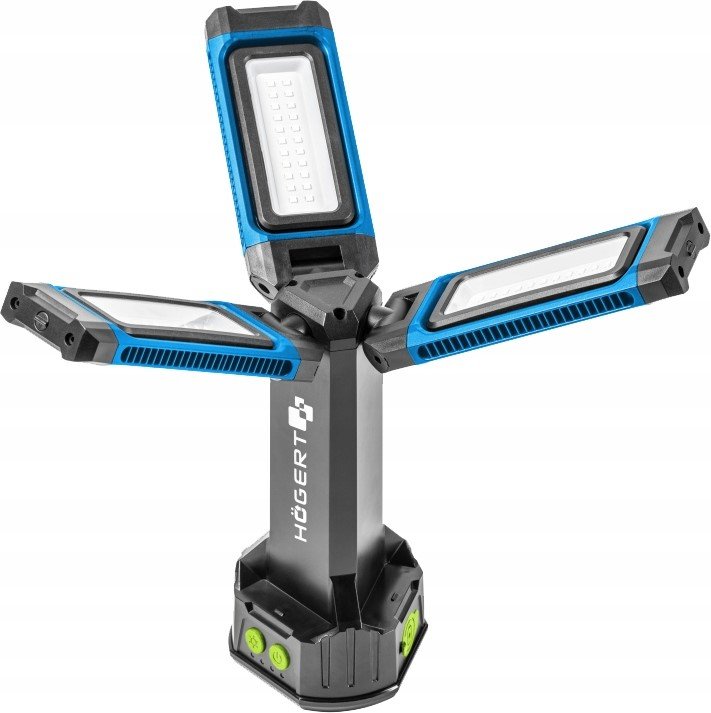 Hoegert Technik Naświetlacz akumulatorowy COB LED 7000lm 6500K IP54