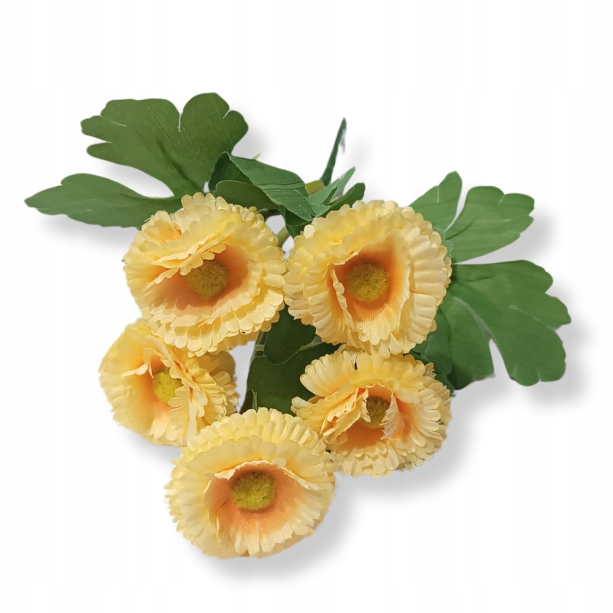 STOKROTKA BUKIET x5 Sztuczne kwiaty 28cm Dekoracja kwiatowa Stokrotki