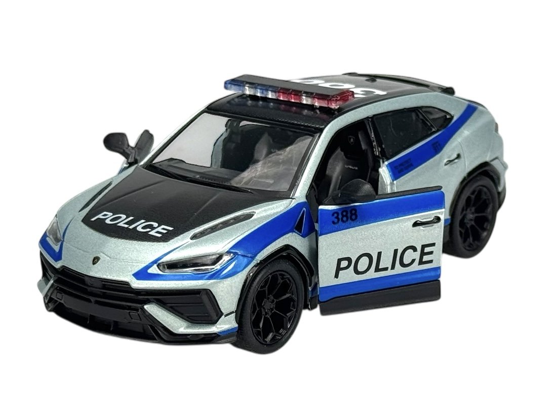 KINSMART LAMBORGHINI URUS PERFORMANTE POLICJA 1:40 BEZ PUDEŁKA KT5447