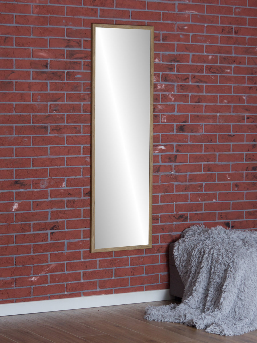 Lustro Profilmat w ramie WĄSKIEJ DĄB GRAND 155X55cm PREMIUM