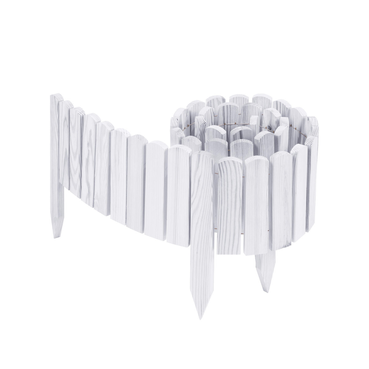 Obrzeże Trawnikowe Palisada Ogrodowa Drewniana Płotek Ogrodowy 20 x 200 cm