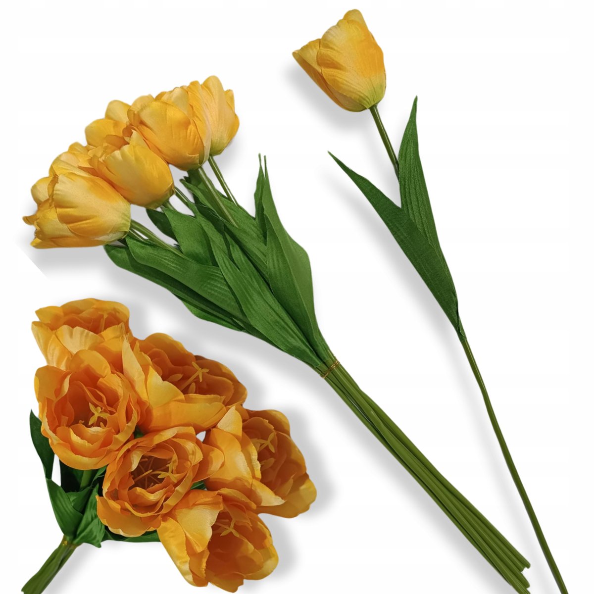 SZTUCZNY TULIPAN 56cm Bukiet tulipanów Długi tulipan jak żywy 6 sztuk