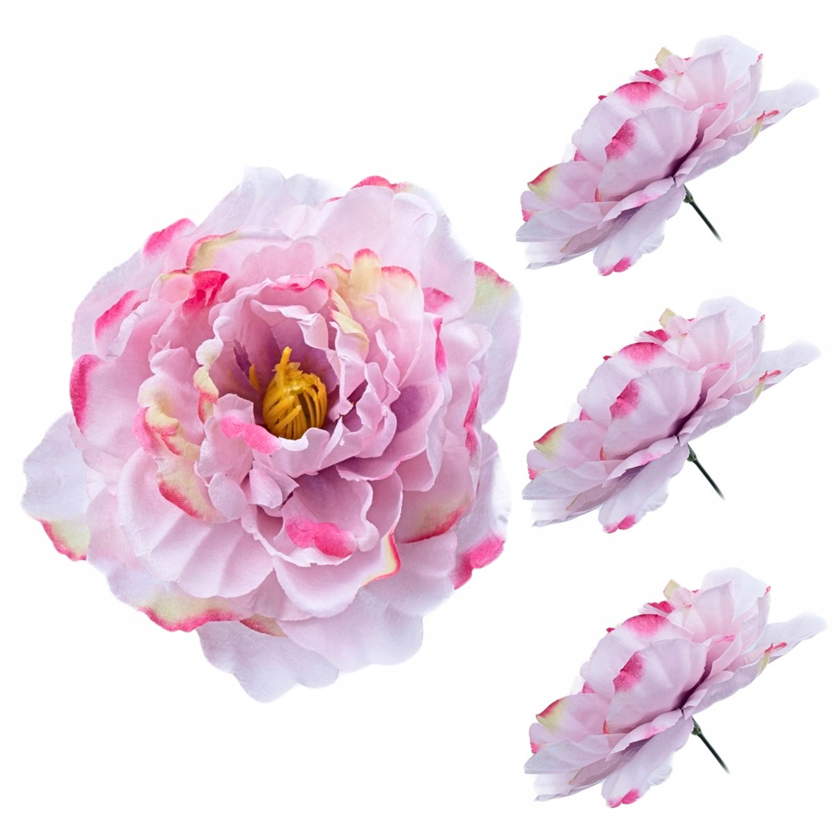 Piwonia Główka Wyrobowa Kwiat Sztuczny 12 szt Peonia Główka Kwiatowa 11 cm