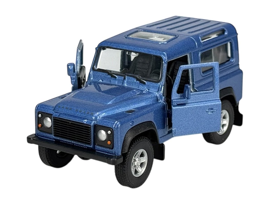 WELLY LAND ROVER DEFENDER NIEBIESKI 1:34 SAMOCHÓD NOWY METALOWY MODEL