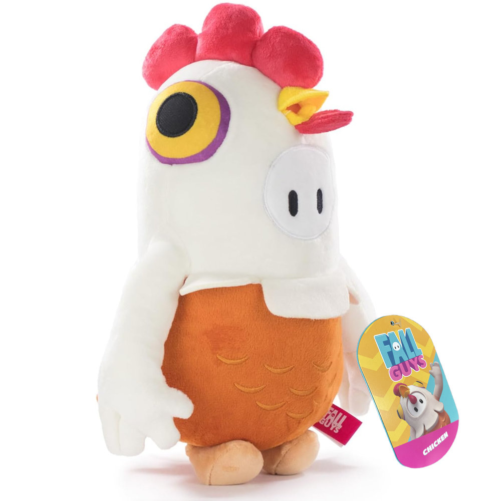 Fall Guys Pluszowy Kurczak 30 cm Maskotka Z Gry Oryginalny Pluszak Chicken
