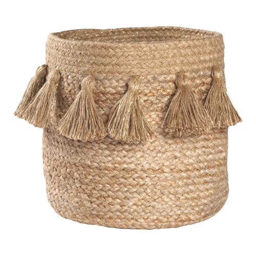 Koszyk na zabawki z juty naturalny Storage Basket Idris
