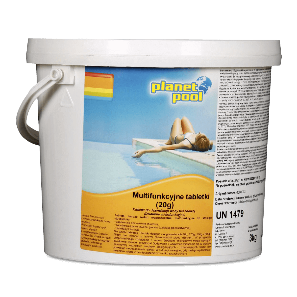 Chemochlor CHEMIA BASEN MULTITABLETKI 150szt 3kg