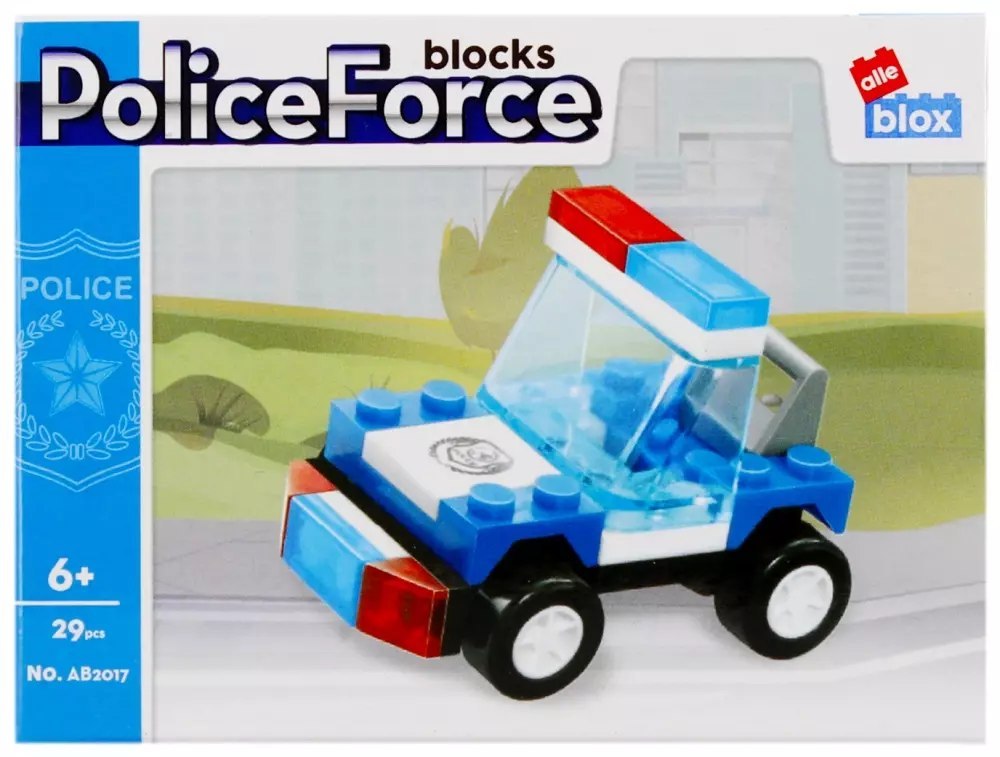 Klocki Konstrukcyjne 29 ElementÓw Policja Alleblox 492817