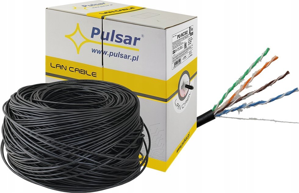 Pulsar PU-NC302 Skrętka komputerowa, U/UTP, PE,