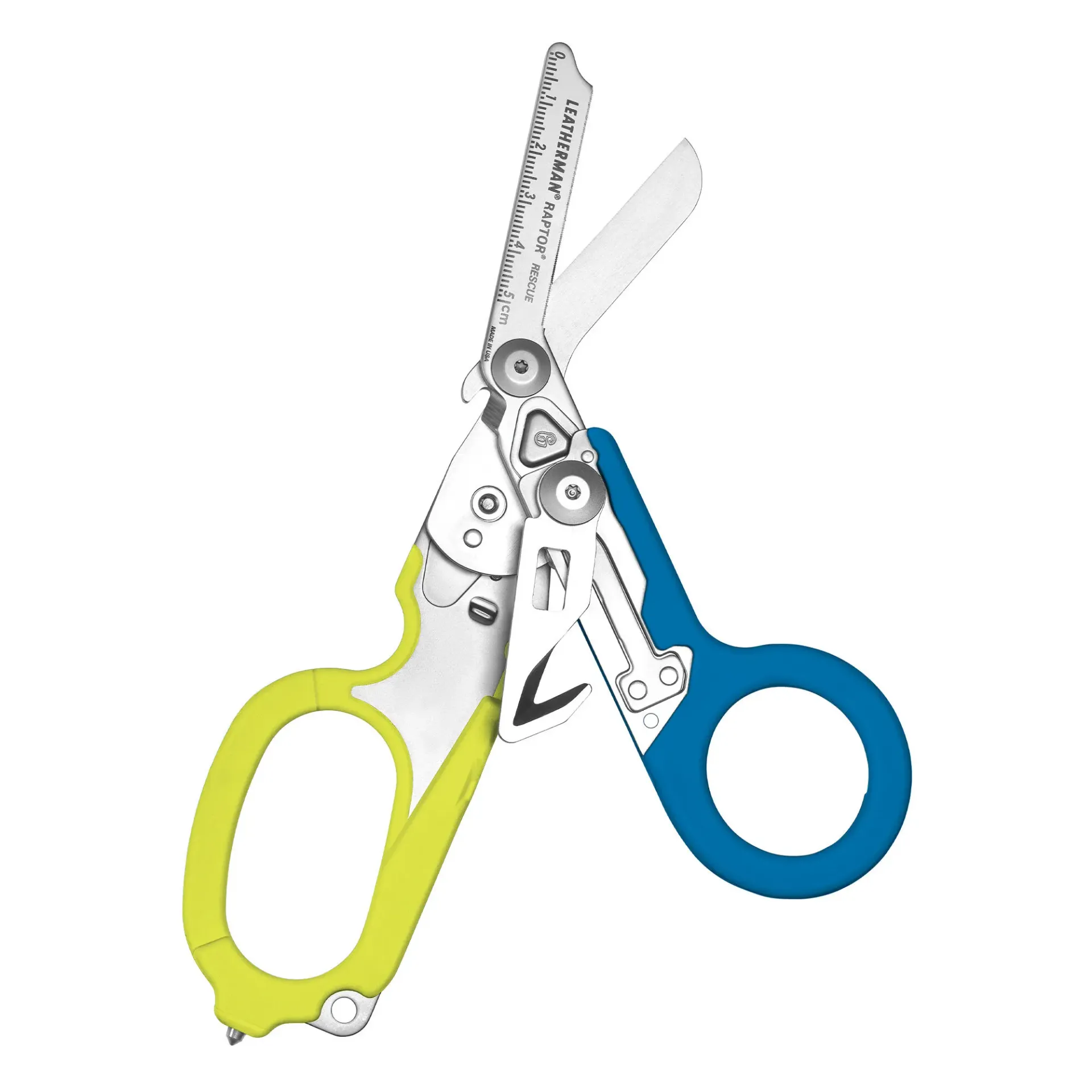 Multitool Leatherman Raptor Rescue z kaburą Żółty/Niebieski