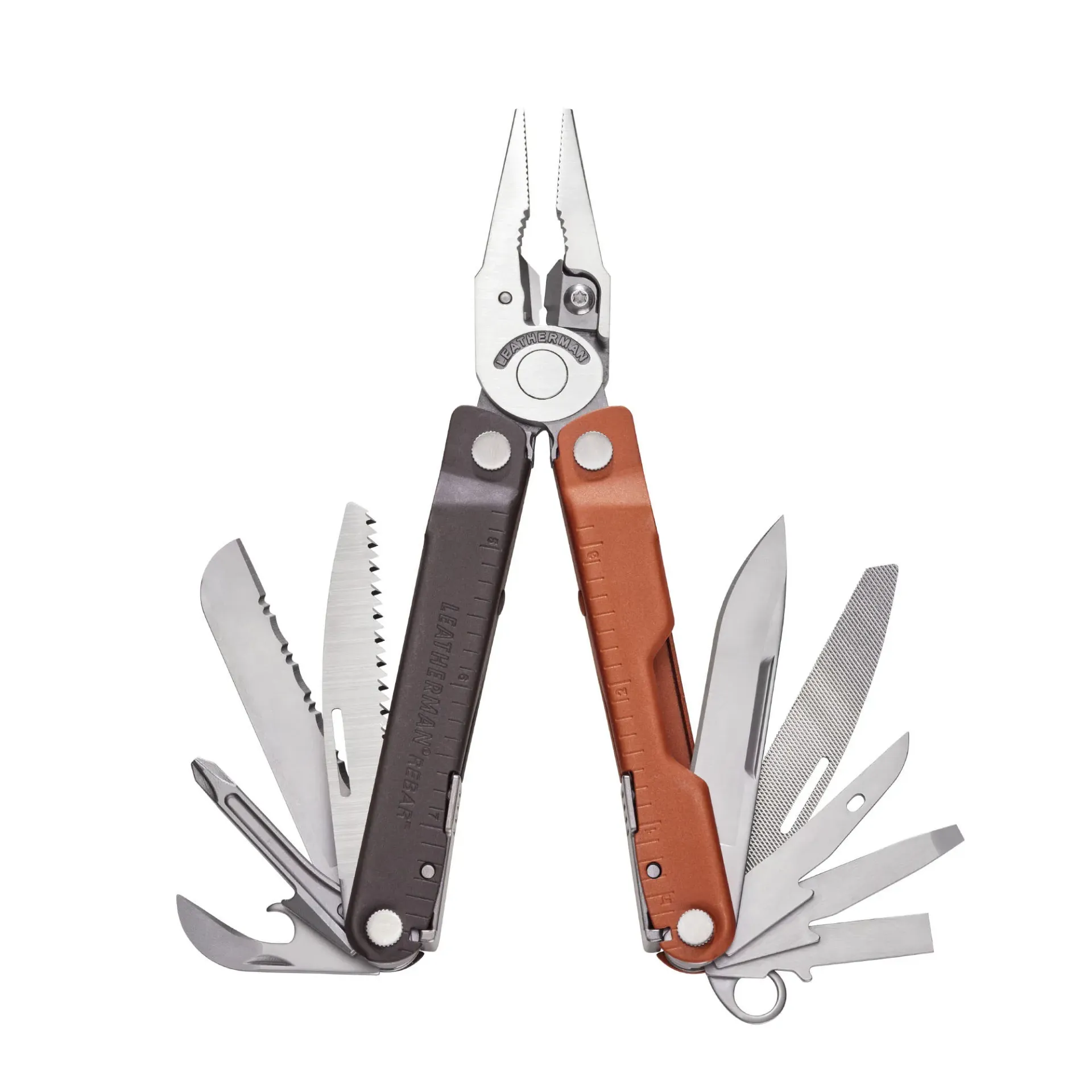 Multitool LEATHERMAN Rebar z kaburą - Burnt Sienna
