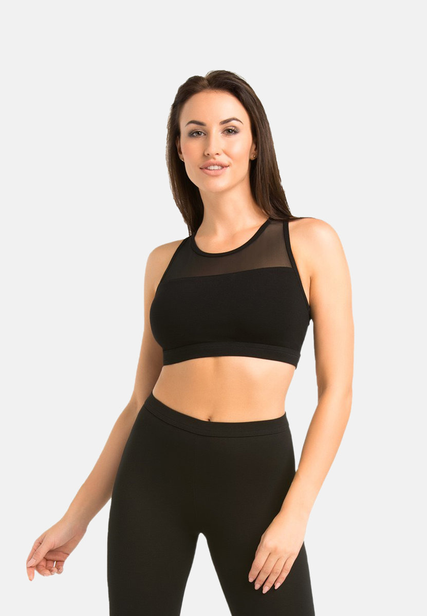 Top damski Sportowy Lino czarny, Teyli