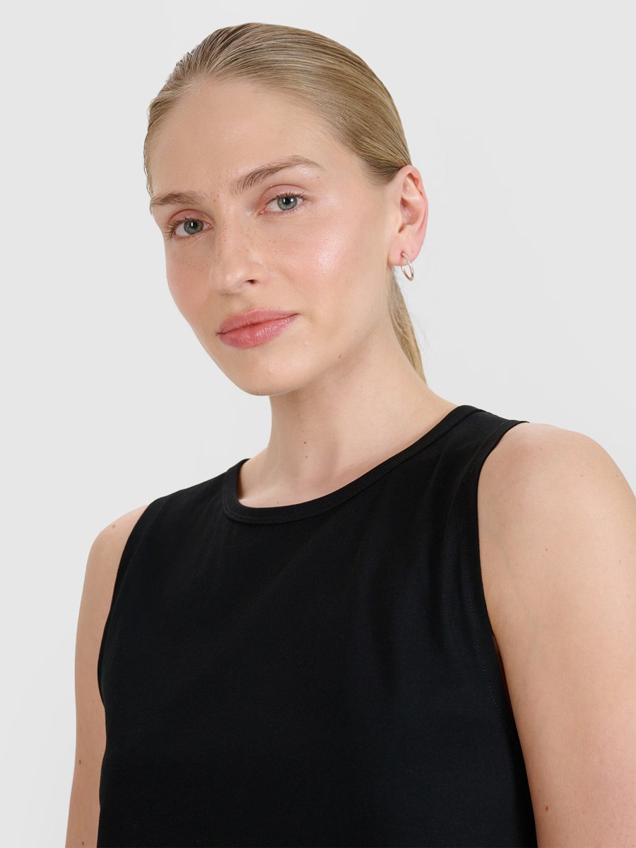 4F Top regular z nadrukiem damski 4FWSS25TSLEF118-20S Czarny Roz. XS