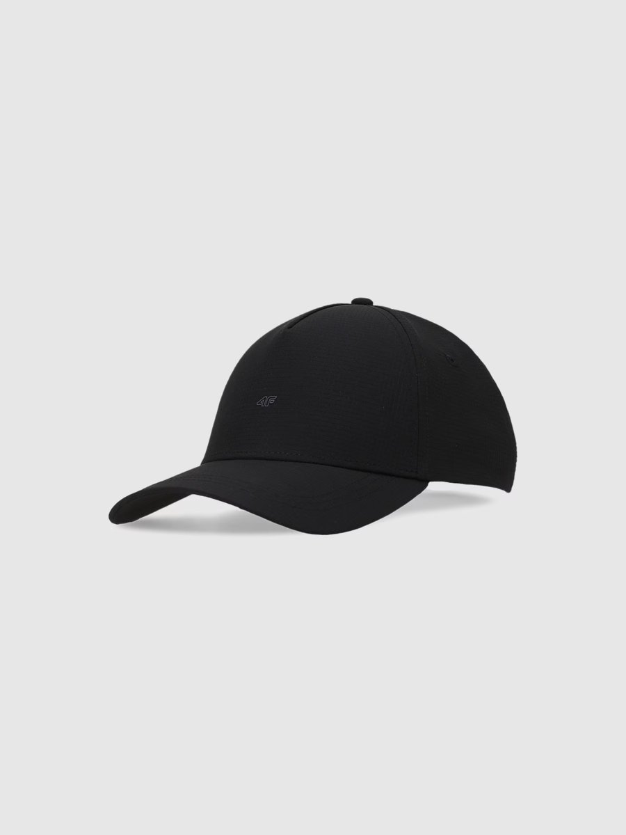 4F Czapka z daszkiem strapback uniseks 4FWSS25ACABU369-20S Czarny Roz. L/XL