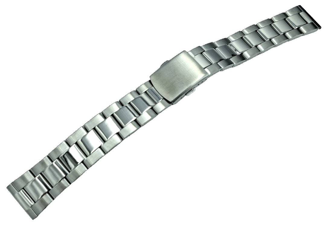 Bransoleta bransoletka do zegarka elegancka 20 mm stal nierdzewna